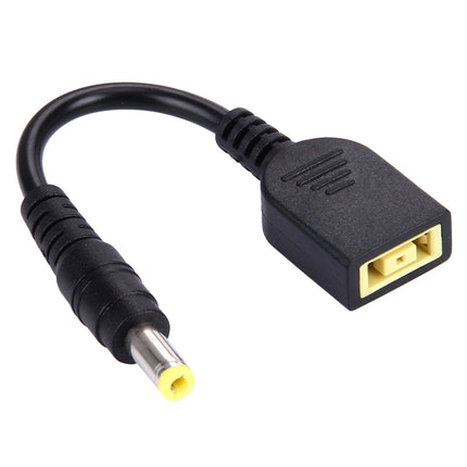 Big Square Female (First Generation) to 5.5 x 2.5mm Male Interfaces Power Adapter Cable for Laptop Notebook, Length: 10cm-garmade.com