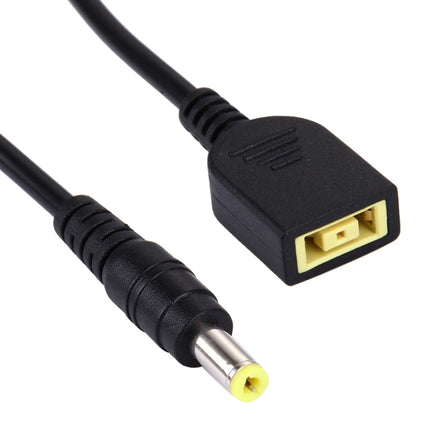 Big Square Female (First Generation) to 5.5 x 2.5mm Male Interfaces Power Adapter Cable for Laptop Notebook, Length: 10cm-garmade.com