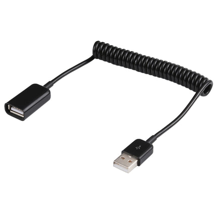 1m USB-A Male to USB-A Female Spring Coiled Cable-garmade.com