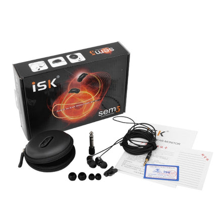 ISK SEM5 3.5mm HiFi Stereo In Ear Monitor Earphone for Phone Computer Network K Song Headphones-garmade.com