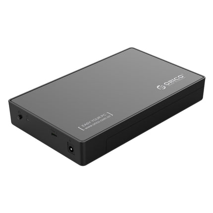ORICO 3588C3 SATA 3.0 to USB-C / Type-C 2.5 / 3.5 inch SSD / SATA HDD Enclosure Storage Support UASP Protocol(Black)-garmade.com