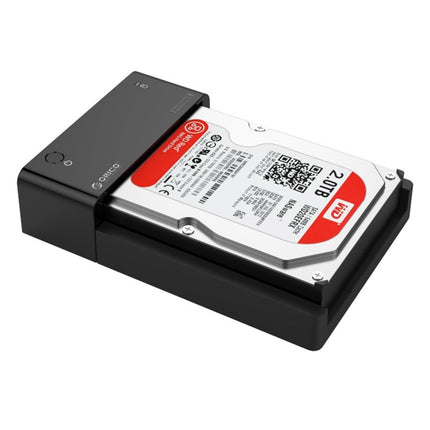 ORICO 6518US3 USB 3.0 Type-B 2.5 / 3.5 inch Tool Free HDD Docking Station External Storage Enclosure Hard Disk Box(Black)-garmade.com