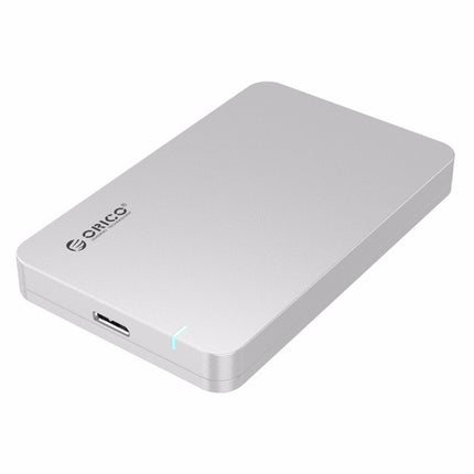 ORICO 2569S3 USB3.0 Micro-B External Hard Disk Box Storage Case for 9.5mm 2.5 inch SATA HDD / SSD(Silver)-garmade.com