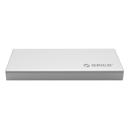 ORICO MSA-UC3 USB 3.1 Type C Aluminum External Storage Enclosure Hard Disk Box for 50mm x 30mm M-SATA SSD(Silver)-garmade.com