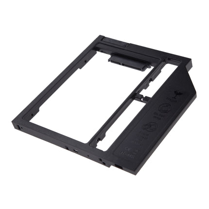 Universal 9 / 9.5mm SATA3 Hard Disk Drive HDD Caddy Adapter Bay Bracket for Notebook(Black)-garmade.com
