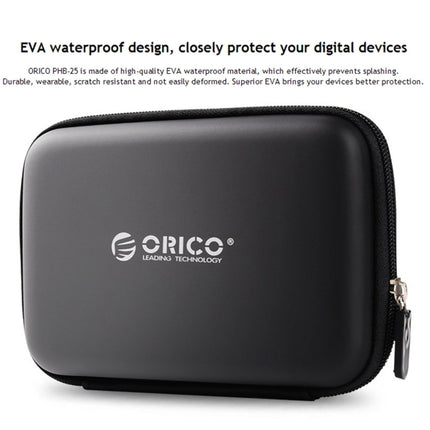 ORICO PHB-25 2.5 inch SATA HDD Case Hard Drive Disk Protect Cover Box(Black)-garmade.com