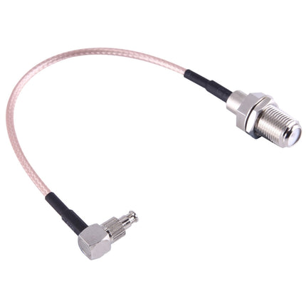 15cm F Female to TS9 + CRC9 RG316 Cable-garmade.com