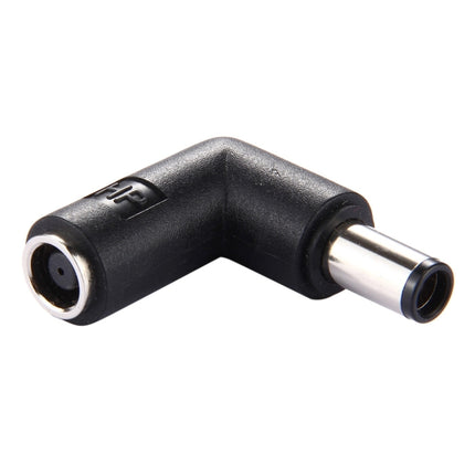 DC 7406 Male to DC 7406 Female Connector Power Adapter for HP Laptop Notebook, 90 Degree Right Angle Elbow-garmade.com