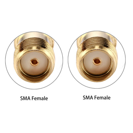SMA Female to SMA Female Connector Adapter(Gold)-garmade.com