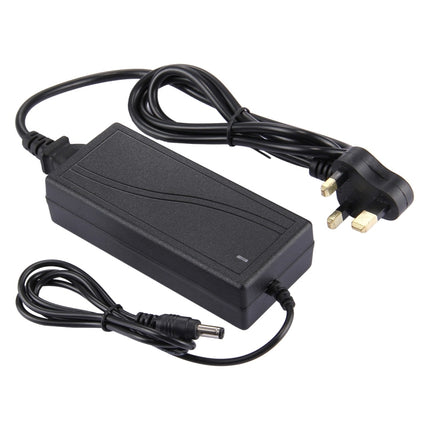 12V 5A AC / DC Power Supply Charger Adapter for LED, UK Plug(Black)-garmade.com