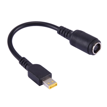 7.9x5.5mm Female to Lenovo Square Male Power Adapter Cable for Lenovo Laptop Notebook, Length: About 10cm-garmade.com