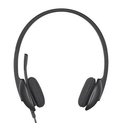 Logitech H340 Computer Office Education Training USB Interface Microphone Wired Headset-garmade.com