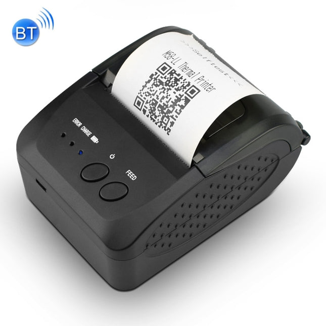 Portable 58mm Thermal Bluetooth Receipt Printer, Support Charging Treasure Charging-garmade.com