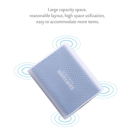 PT500 Scratch-resistant All-inclusive Portable Hard Drive Silicone Protective Case for Samsung Portable SSD T5, with Vents (Blue)-garmade.com