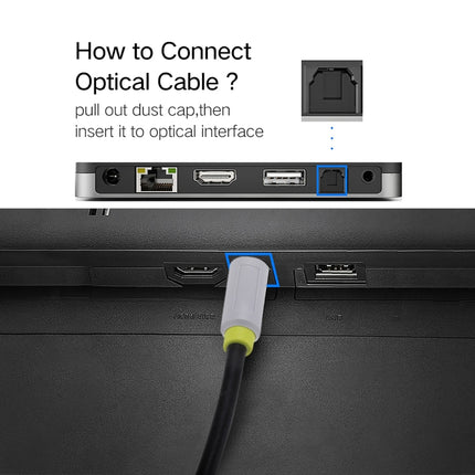 2m OD5.0mm Toslink Male to Male Digital Optical Audio Cable-garmade.com