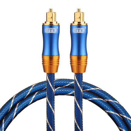 EMK LSYJ-A010 1m OD6.0mm Gold Plated Metal Head Toslink Male to Male Digital Optical Audio Cable-garmade.com