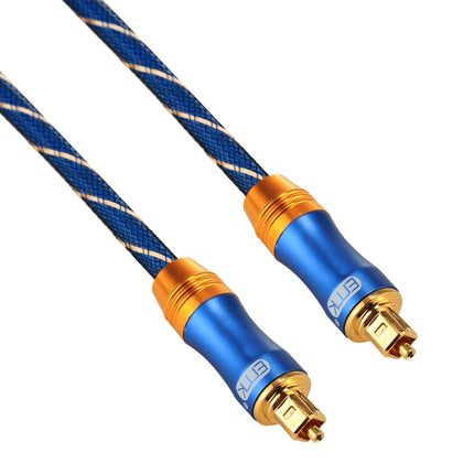 EMK LSYJ-A 1.5m OD6.0mm Gold Plated Metal Head Toslink Male to Male Digital Optical Audio Cable-garmade.com