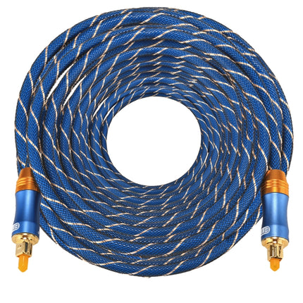 EMK LSYJ-A 25m OD6.0mm Gold Plated Metal Head Toslink Male to Male Digital Optical Audio Cable-garmade.com