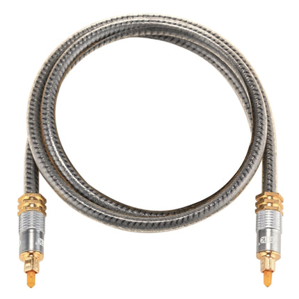 EMK YL-A 1m OD8.0mm Gold Plated Metal Head Toslink Male to Male Digital Optical Audio Cable-garmade.com