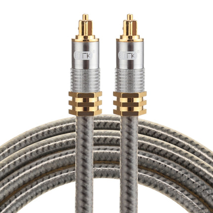 EMK YL-A 1.5m OD8.0mm Gold Plated Metal Head Toslink Male to Male Digital Optical Audio Cable-garmade.com