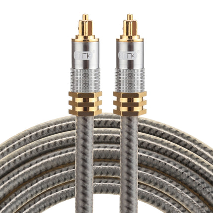 EMK YL-A 2m OD8.0mm Gold Plated Metal Head Toslink Male to Male Digital Optical Audio Cable-garmade.com