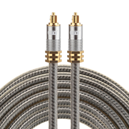 EMK YL-A 5m OD8.0mm Gold Plated Metal Head Toslink Male to Male Digital Optical Audio Cable-garmade.com