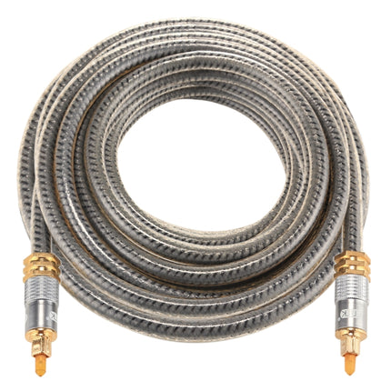 EMK YL-A 5m OD8.0mm Gold Plated Metal Head Toslink Male to Male Digital Optical Audio Cable-garmade.com
