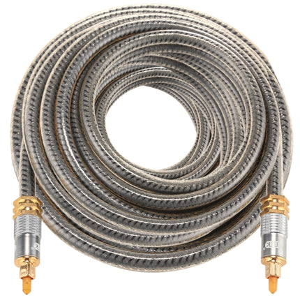 EMK YL-A 20m OD8.0mm Gold Plated Metal Head Toslink Male to Male Digital Optical Audio Cable-garmade.com