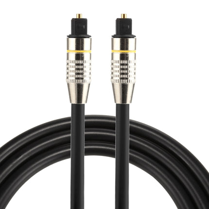 1m OD6.0mm Nickel Plated Metal Head Toslink Male to Male Digital Optical Audio Cable-garmade.com