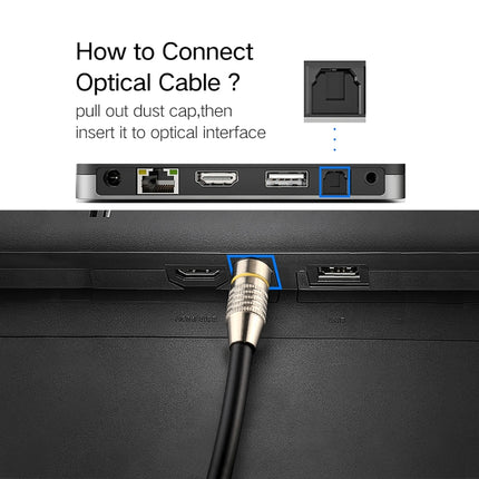 1.5m OD6.0mm Nickel Plated Metal Head Toslink Male to Male Digital Optical Audio Cable-garmade.com