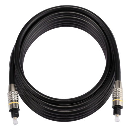 5m OD6.0mm Nickel Plated Metal Head Toslink Male to Male Digital Optical Audio Cable-garmade.com