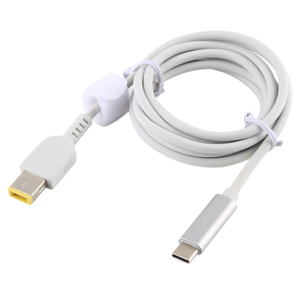 USB-C / Type-C to Big Square Male Laptop Power Charging Cable for Lenovo, Cable Length: about 1.5m-garmade.com