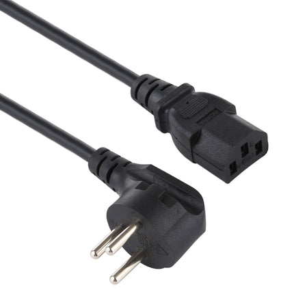 Israel Plug to Three Holes Desktop PC Power Cord, Cable Length: 1.8m-garmade.com