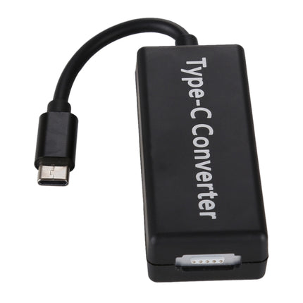 65W 5 Pin MagSafe Series to USB-C / Type-C Converter for MacBook (Black)-garmade.com