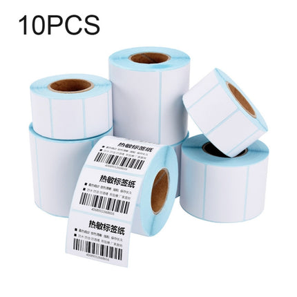 10 PCS 60mmx40mm 700 Sheets Self-adhesive Thermal Barcode Label Paper-garmade.com
