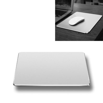 Aluminum Alloy Double-sided Non-slip Mat Desk Mouse Pad, Size : Mini(Silver)-garmade.com
