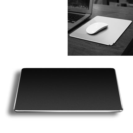Aluminum Alloy Double-sided Non-slip Mat Desk Mouse Pad, Size : S(Black)-garmade.com