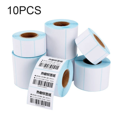 10 PCS 40x20x1500 Self-adhesive Thermal Barcode Label Paper-garmade.com