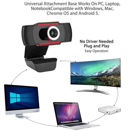 A480 480P USB Camera Webcam with Microphone-garmade.com
