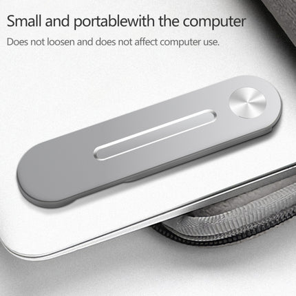 Universal Pasteable Aluminum Alloy Laptop Expansion Bracket Magnetic Suction Mobile Phone Bracket-garmade.com