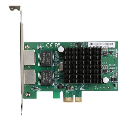 TXA020 Intel 82575 Dual RJ45 Ports NIC 10/100/1000 Gigabit PCI Express PCIE x1 Network Card Adapter-garmade.com