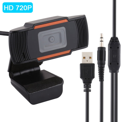 HD 720P Rotatable Computer Camera USB Webcam PC Camera for Skype / Android TV-garmade.com