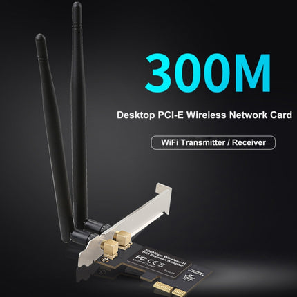 TXA049 Realtek 8192 PCI Express 300Mbps Wireless Network Card WiFi Adapter-garmade.com