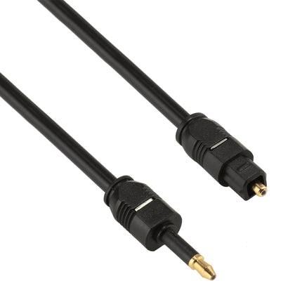 3m OD4.0mm Toslink Male to 3.5mm Mini Toslink Male Digital Optical Audio Cable-garmade.com