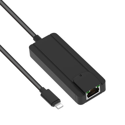 Onten 75002 8PIN to RJ45 Hub USB 2.0 Adapter (Black)-garmade.com