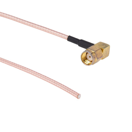 RP-SMA Male Nut Bulkhead Pigtail 2.5mm Cable, Length: 20cm-garmade.com