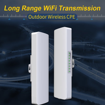 COMFAST CF-E312A Qualcomm AR9344 5.8GHz 300Mbps/s Outdoor ABS Wireless Network Bridge with POE Adapter-garmade.com