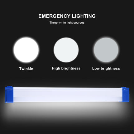 52cm 70W 900LM USB Emergency Light LED Strip Bar Light Three Levels of Brightness Adjustment(White Light)-garmade.com