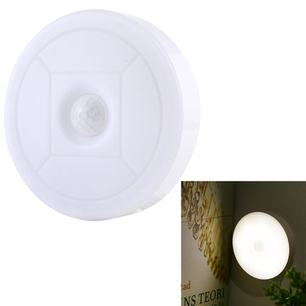 USB Induction Energy-saving LED Night Light(White)-garmade.com