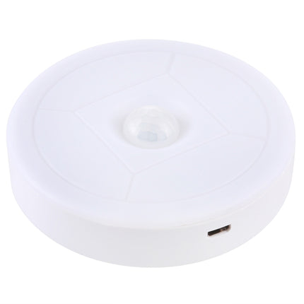 USB Induction Energy-saving LED Night Light(White)-garmade.com